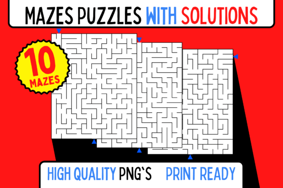 Download Maze Puzzles for Amazon KDP Interior - Amazon kdp interior Collection