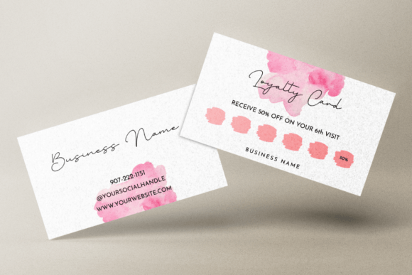 Download Canva Printable Loyalty Card Template - Canva printable Collection