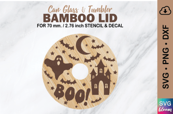 Download Halloween Boo Libbey Glass Bamboo Lid - Bamboo lid Collection