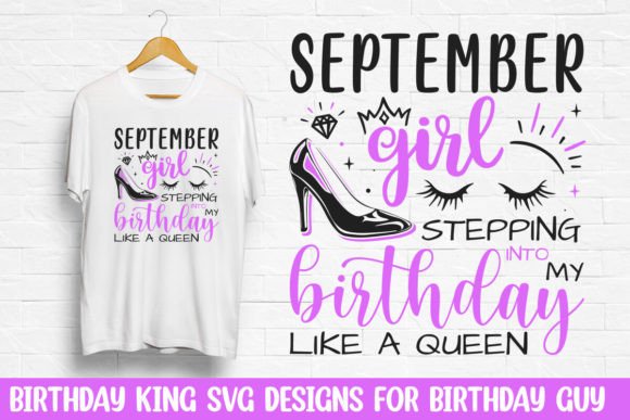 Download September Girl Birthday Queen Design Svg - September Collection