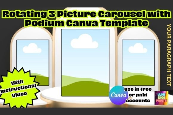 Download Canva Rotating Carousel Mockup Template - Mockup template Collection