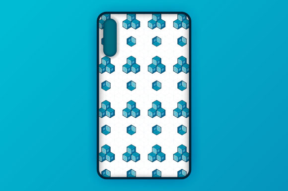 Download Blue Mobile Phone Screen Mockup Template - Mockup template Collection