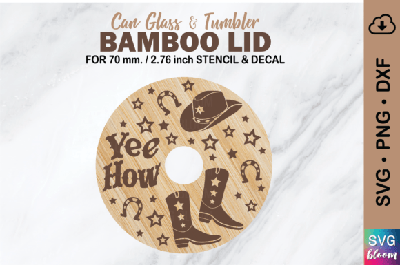 Download Yee How Bamboo Lid  for 70mm Can Tumbler - Bamboo lid Collection