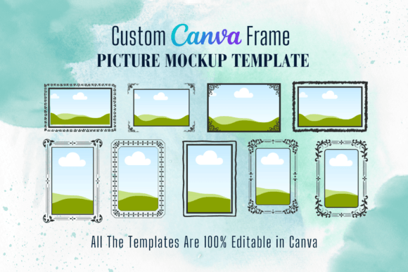 Download Canva Picture Frame Mockup Template - Mockup template Collection