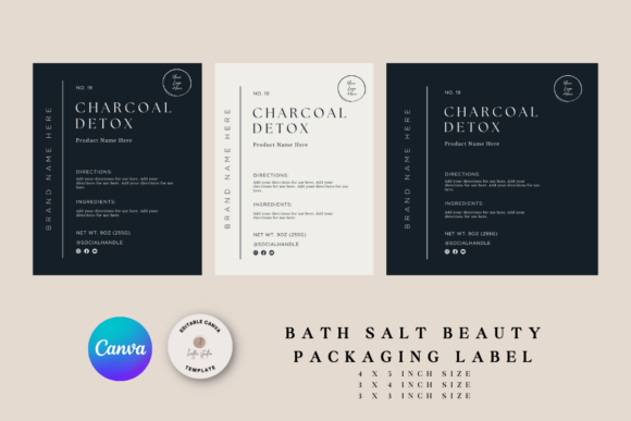 Download Bath Salt Beauty Packaging Label - Beauty packaging Collection