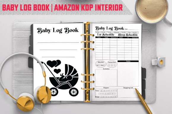 Download Baby Log Book | Amazon KDP Interior - Amazon kdp interior Collection