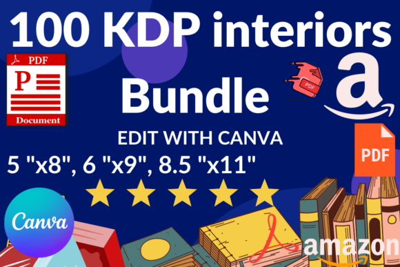 Download Amazon KDP Interior Templates Bundle - Amazon kdp interior Collection