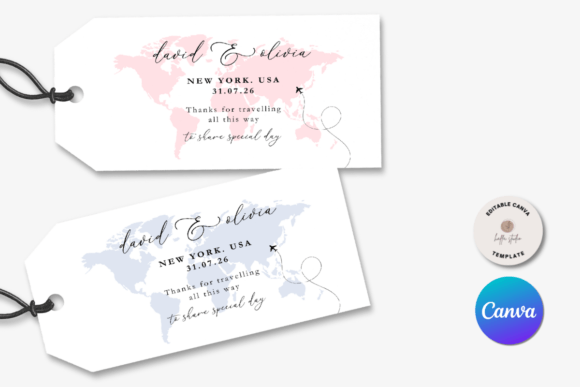 Download Canva Printable Destination Tag Template - Canva printable Collection